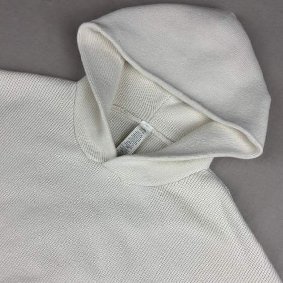 ALO Yoga Sweaters - Alo yoga Scholar Hooded Sweater Women Size M ivory Heavyweight